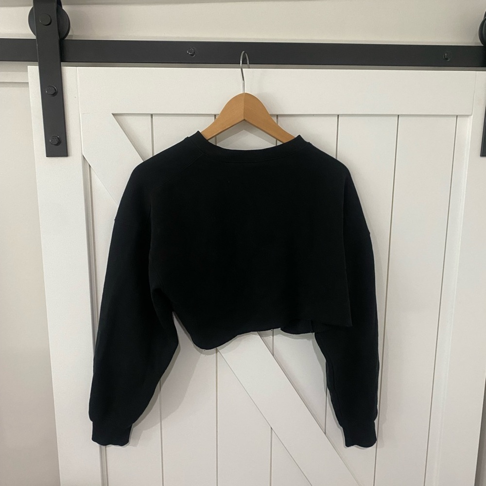 Black Cropped Sweater